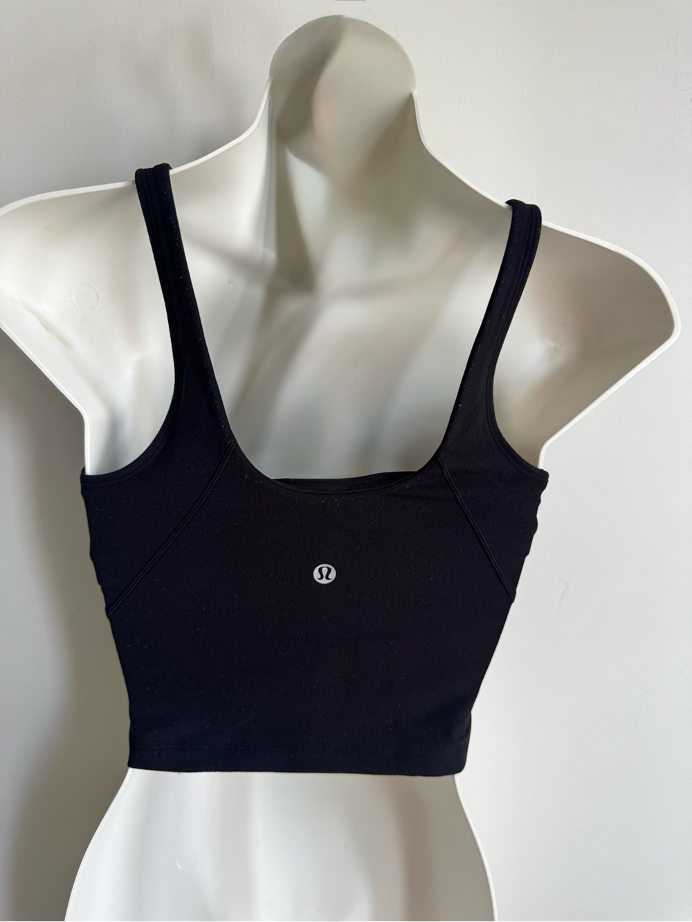 lululemon athletica Black Cropped V-Neck Tank